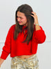 Ribbed Waist Length Sweater Top (Reg.) - 2 Colors
