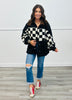 Teddy Sherpa Checkered Jacket (Reg. and Plus)