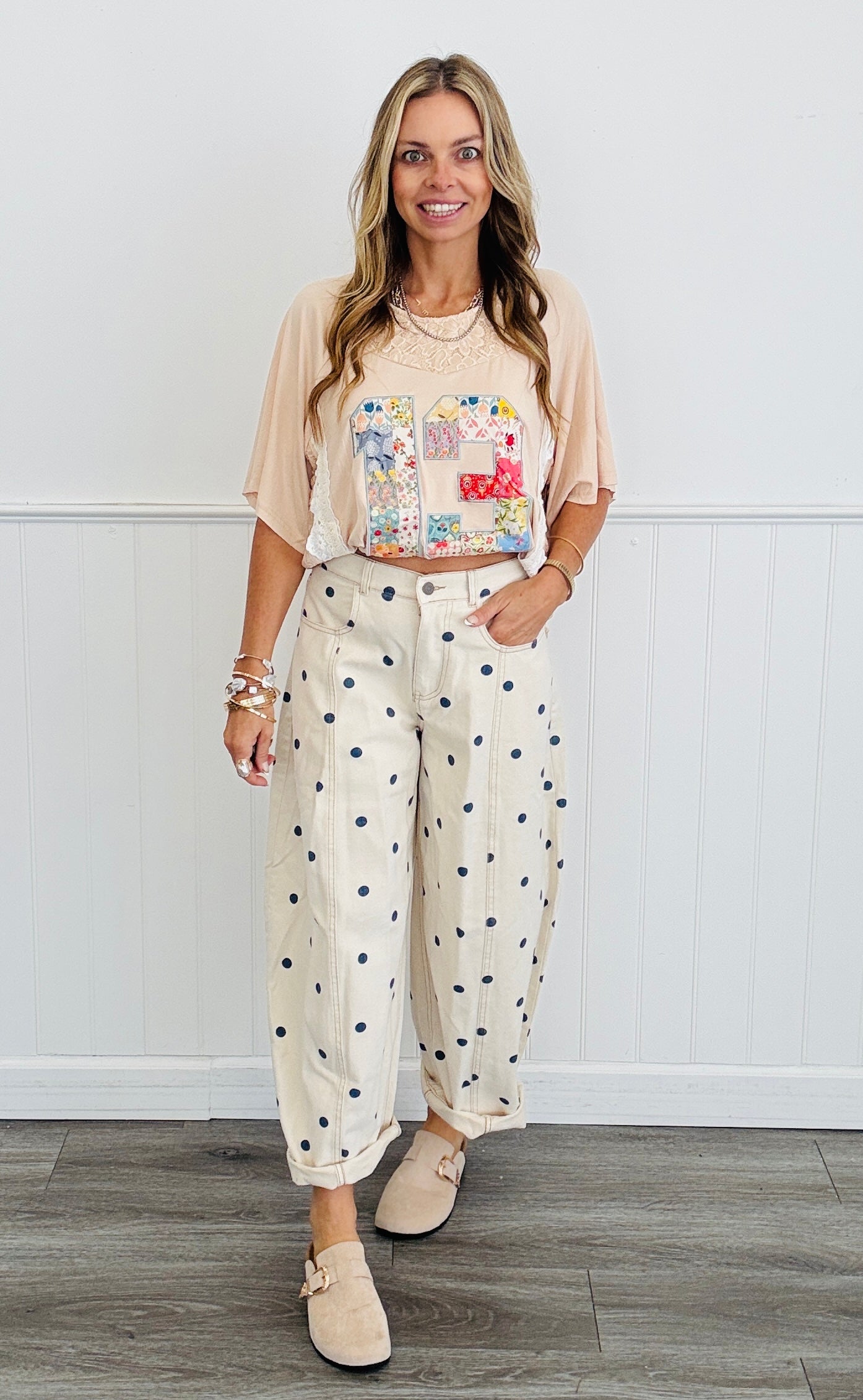 Blush Number 13 Lace Top (Reg & Plus)