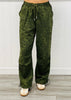 Olive Color Me Leopard Jogger Pants Remix (Reg & Plus)