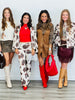 Horse Print Sweater Cardigan (Reg.)- 3 Colors