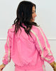 Pink Side Stripe Track Jacket (Reg.)