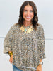 Latte Leopard Dolman Sleeve Top (Reg.)