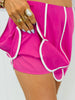 Fuchsia Shell Panel Linen Skort (Reg.)