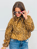 Deer Print Zip Up Jacket (Reg.)