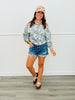 Camo Off Shoulder Sweatshirt (Reg.) - 2 Colors