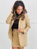 Camel Pencil Mini Skirt (Reg)