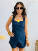 Embroidered Scalloped Romper (Reg.)-2 Colors