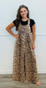 Leopard Sequined Overalls (Reg & Plus)