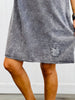 Mineral Washed Midi Dress (Reg. & Plus)- 2 Colors
