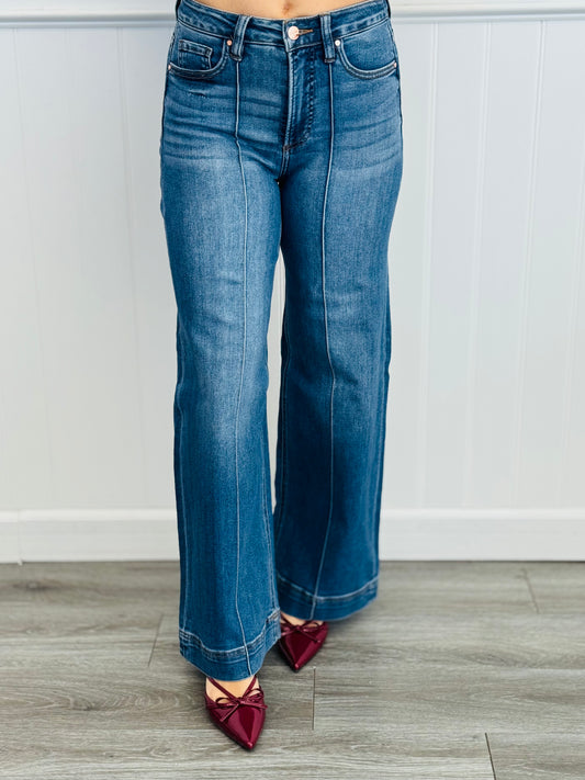 Risen Unbelievably You Pintuck Tummy Control Jeans (Reg & Plus)