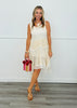 POL Cream Sleeveless Layered Midi Dress (Reg.)