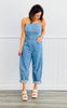Denim Strapless Pocket Jumpsuit (Reg.)