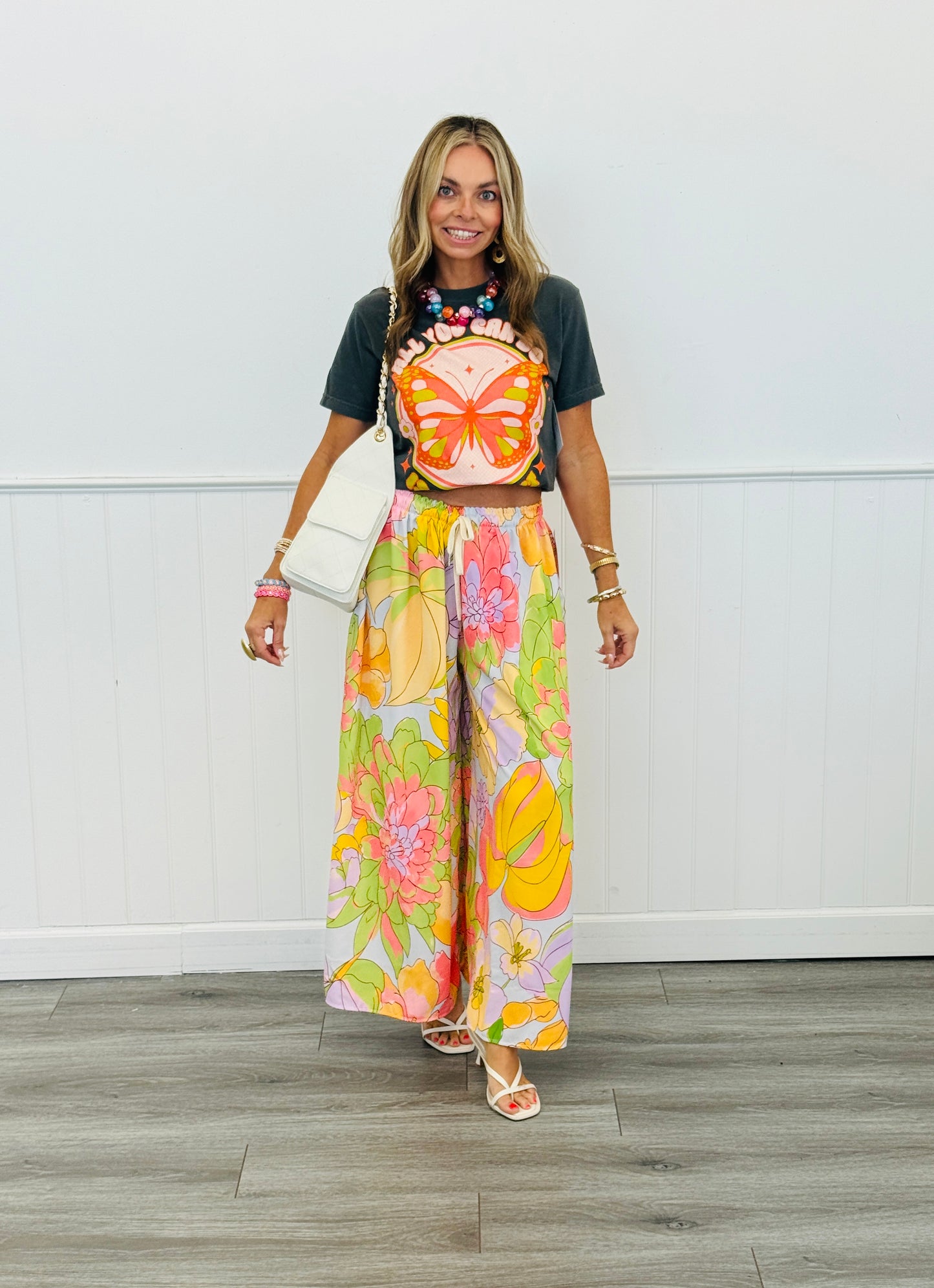 Blooming Bliss Palazzo Pants (One Size)