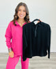 Elevated Quarter Zip Pullover Top (Reg)-2 Colors