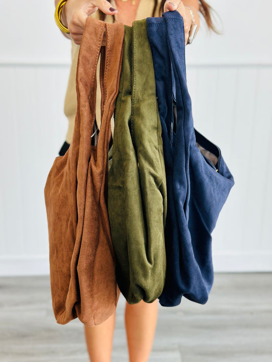 The Katherine Slouchy Round Hobo Bag - 3 Colors