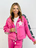 POL Peony Pink Stars & Stripe Sleeves Jacket (Reg.)