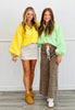 Snap Button Pullover Sweatshirt (Reg.)-2 Colors