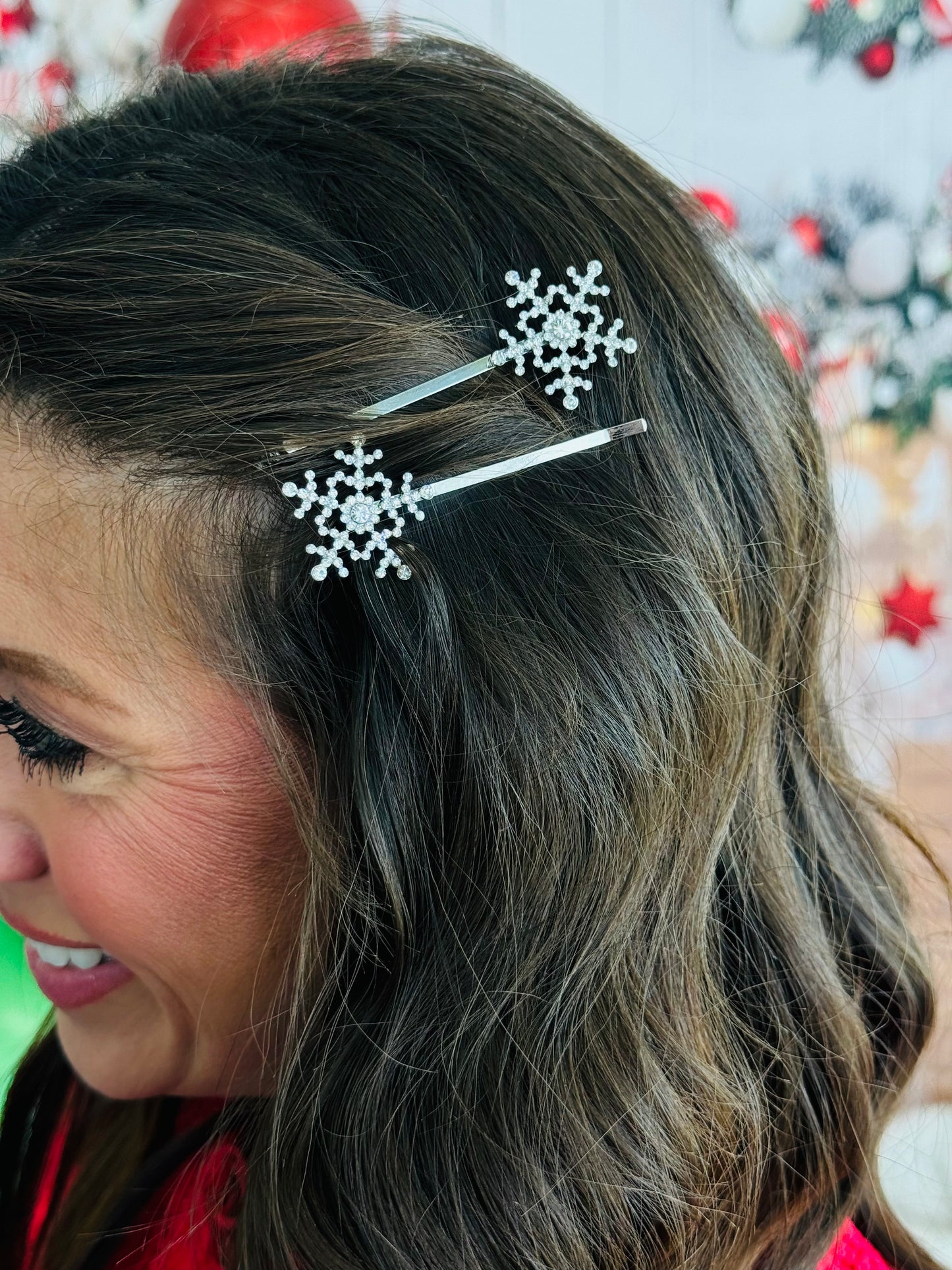 Christmas Bling Hair Clips