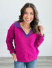 Basketweave Sweater Top (Reg & Plus)-2 Colors