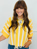 Striped Sensation Pullover Top (Reg.)-2 Colors
