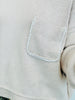 Oatmeal Pearl Detail Pocket Pullover Sweater (Reg. and Plus)