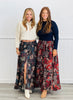 Autumn Bliss Button Loop Maxi Skirt (Reg.)-2 Colors
