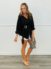 Polka Dot Lace Trim Hem Shorts (Reg.)