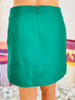 Green Shimmer Mini Skirt (Reg.)