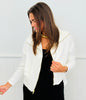 Ivory Scuba Zip Up Jacket (Reg.)