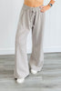 High Waist Wide Leg Pants (Reg & Plus)-2 Colors