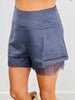 Mesh Lace Trim Shorts (Reg.)-2 Colors