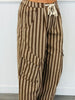 Taupe Striped Cargo Pocket Pants (Reg.)