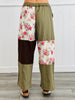 Olive/Brown Color Block Pants (Reg.)