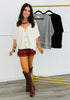 Button Front Boxy Knit Cardigan (Reg. and Plus) - 3 Colors