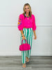 Bold Stripe Ankle Pants (Reg.)-4 Colors
