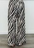 Black Zebra Scoop Back Tank & Pants Set (Reg.)