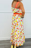 Fruit Print Bubble Hem Top & Skirt Set (Reg. and Plus)