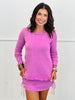 Scalloped Sweater & Mini Skirt Set (Reg.)-2 Colors