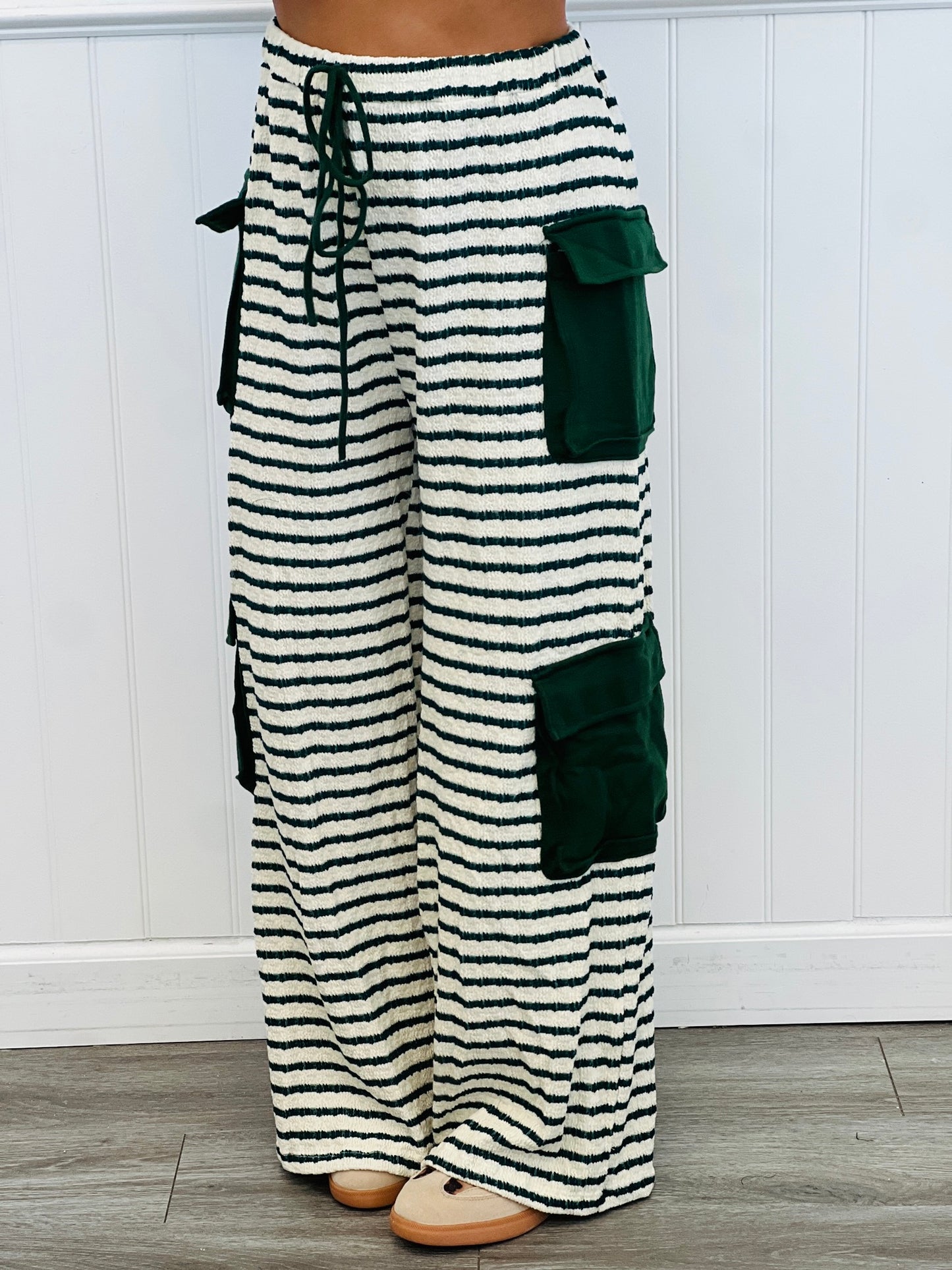 Textured Stripe Dolman Sleeve Top (Reg.)-2 Colors
