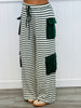Textured Stripe Dolman Sleeve Top (Reg.)-2 Colors
