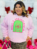 Pink What's Crackalackin Sweatshirt (Reg. and Plus)