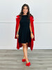 Solid Long Sleeve Button Coat (Reg. & Plus)- 4 Colors