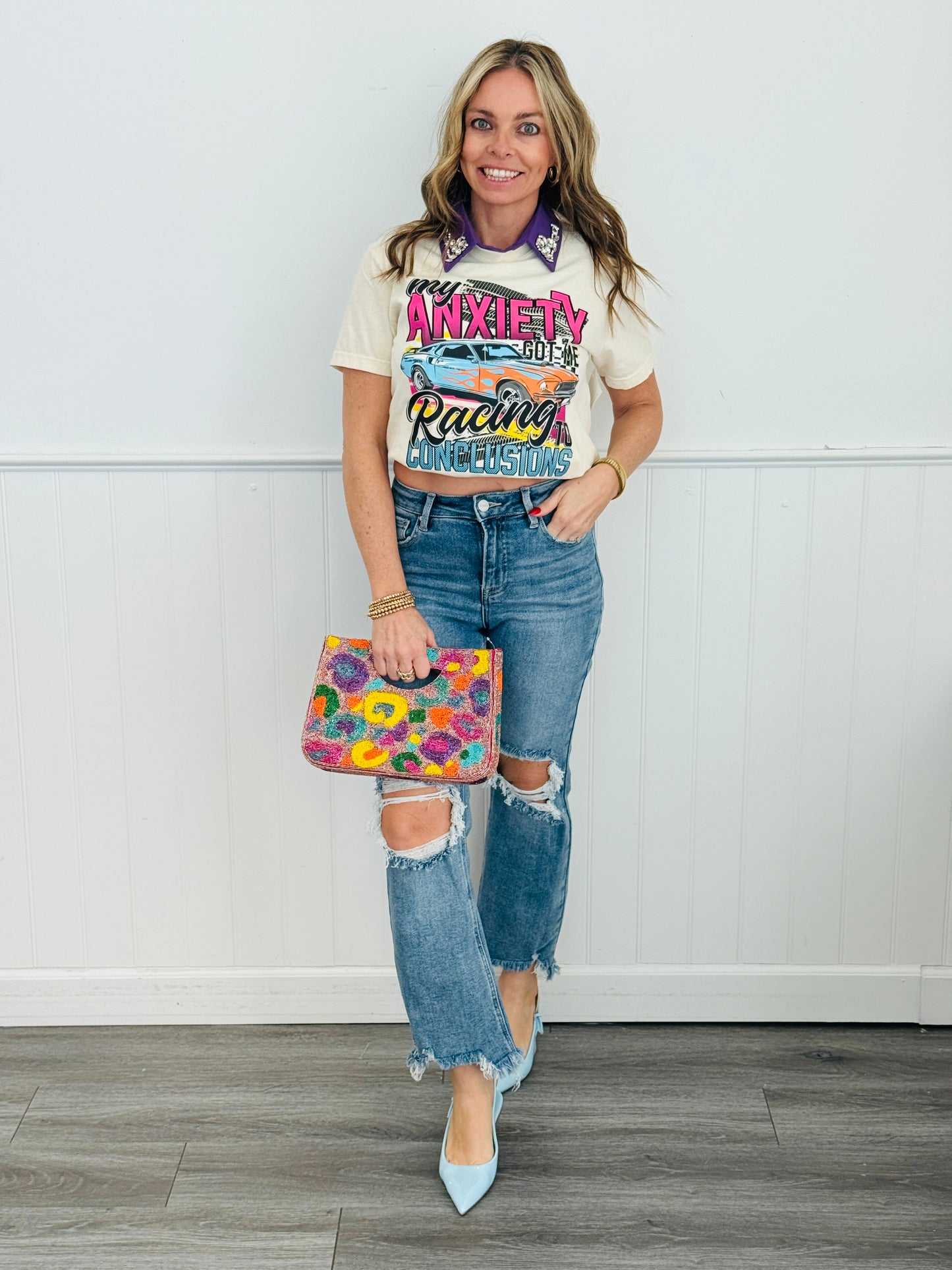 My Anxiety Got Me Racing To Conclusions Graphic Tee (Reg. & Plus)