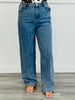 Denim Studded Straight Leg Jeans (Reg.)