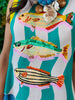 Queen Of Sparkles Teal Striped Fish Tank (Reg. & Plus)
