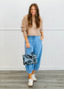 Acid Washed Bubble Pants (Reg. and Plus) - 2 Colors