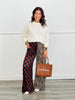 Split Decision Leopard & Checkered Pants (Reg & Plus)