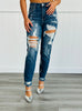 Risen Take A Chance Ankle Boyfriend Jeans (Reg & Plus)