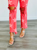 Risen Peach Blossom Star Print Pants (Reg & Plus)